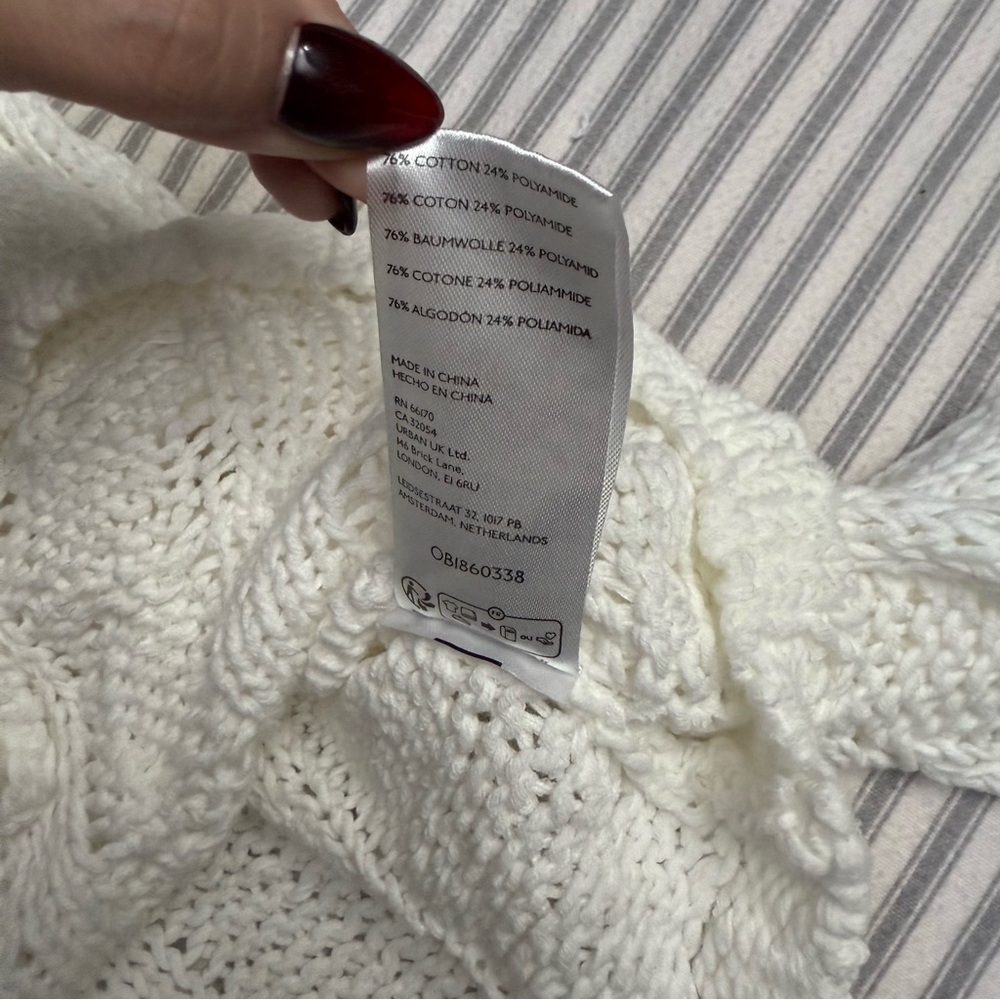 NWT Free People Robyn Crochet Knit Cardigan - Picture 5 of 8